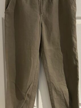 TNA Olive Khaki Straight-Leg Chinos